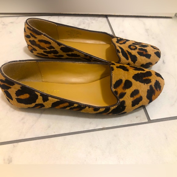 Nine West Cheetah Animal Print Loafers - Picture 3 of 6